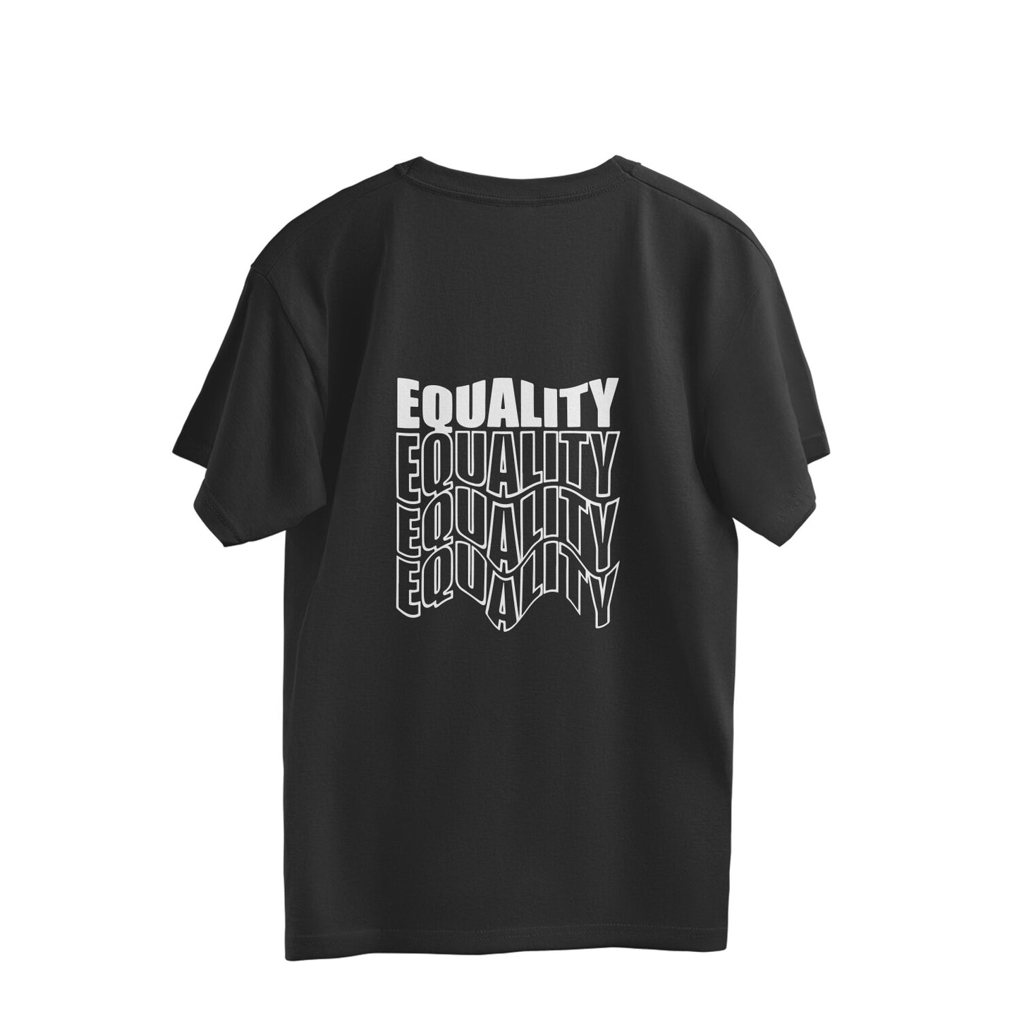 Unisex Equality Typography Oversized T-shirt